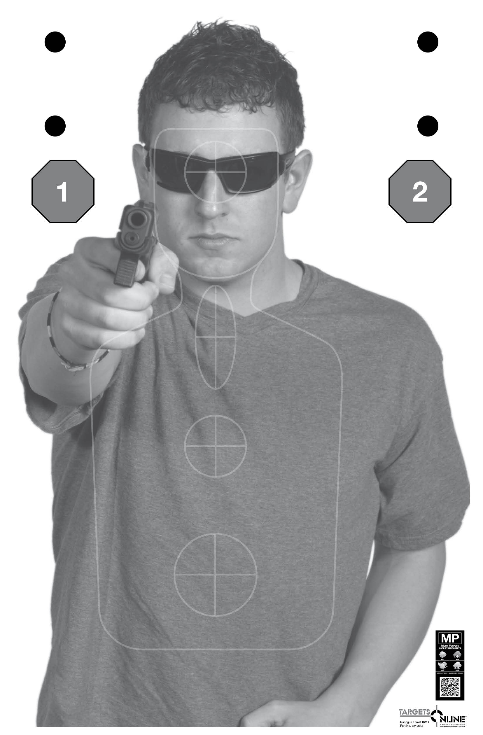 Handgun Threat BWD - Paper - Click Image to Close